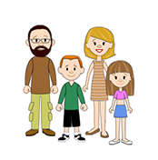 Familytoon family sample 1